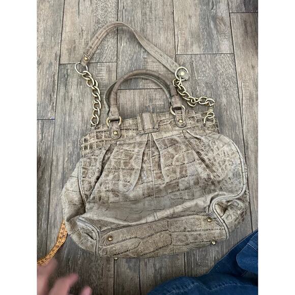 Brahmin Women's Adora Rose Antique Boulevard Distressed Leather Shoulder Handbag - Picture 8 of 13